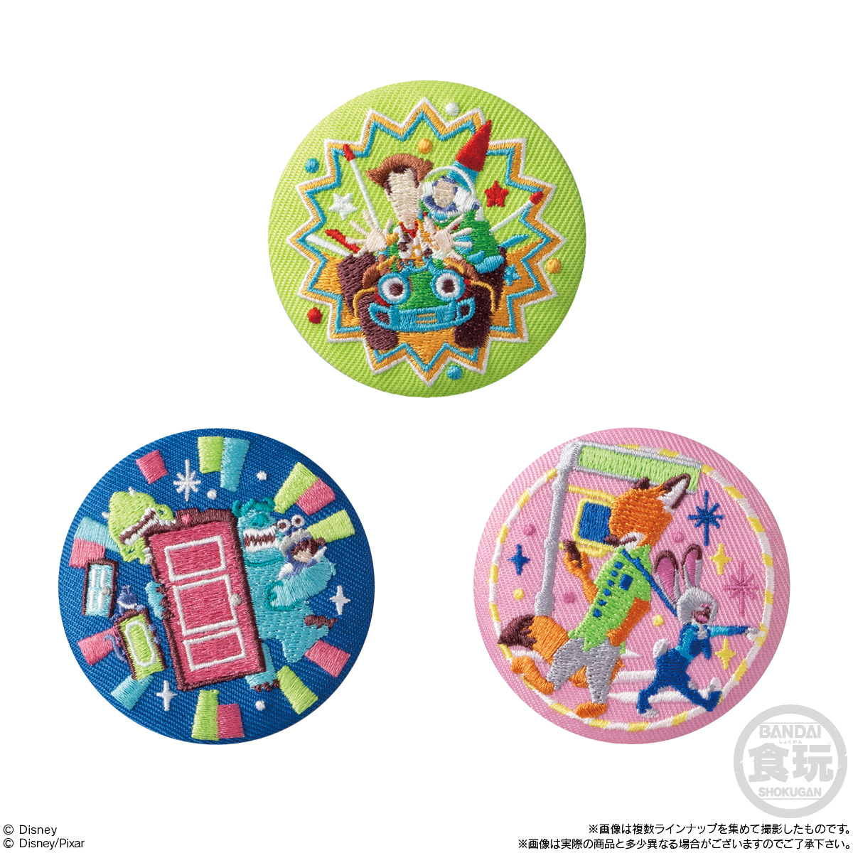 Disney Characters 刺繍缶バッジビスケット2（再販）｜発売日：2026年7