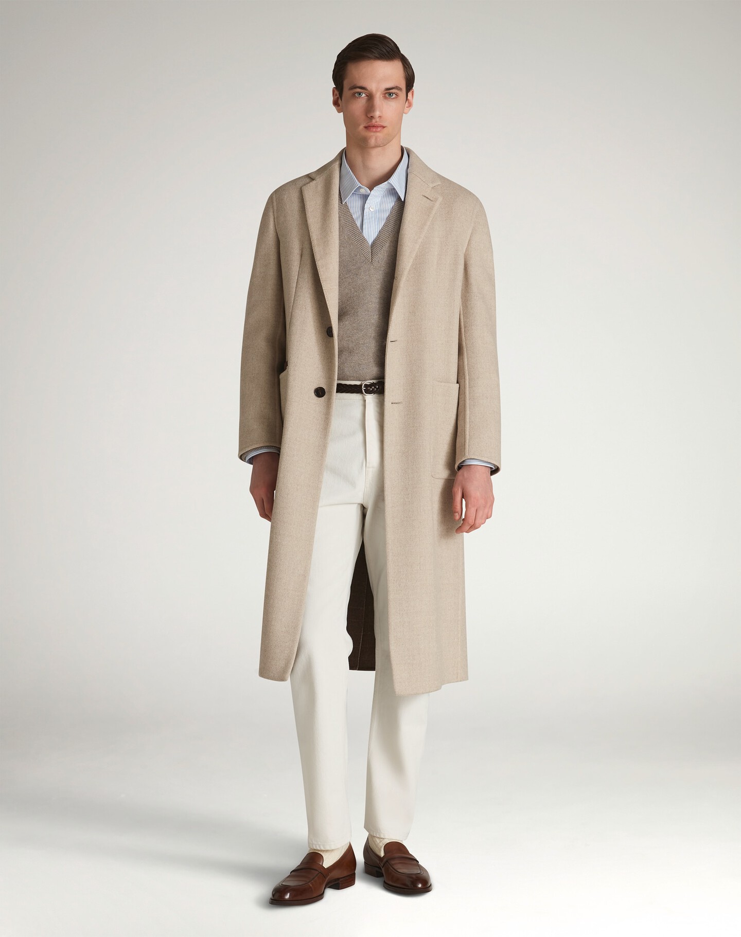 ダンヒル | メリノウール ダブルフェイス チェスターフィールドコート