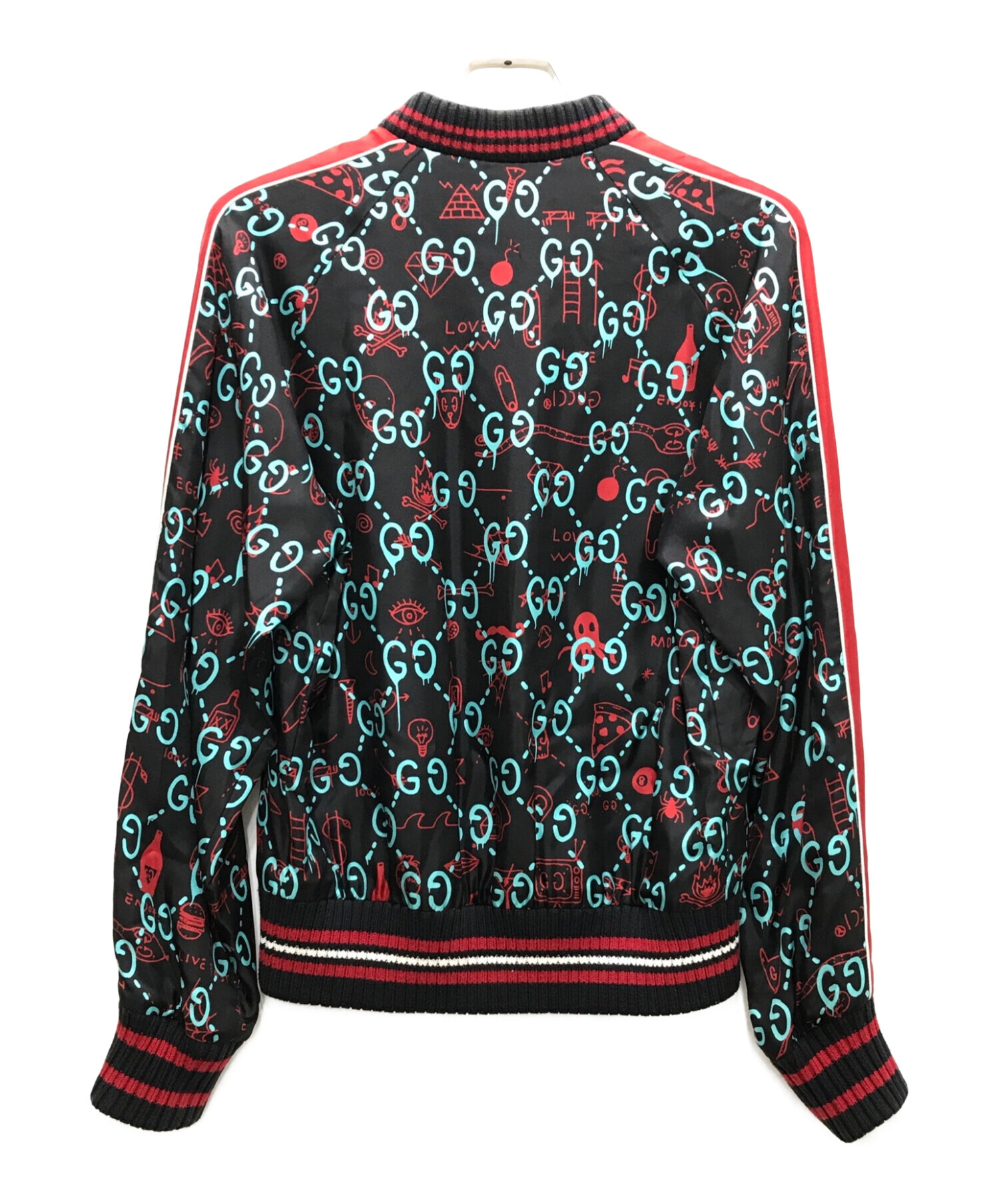 中古・古着通販】GUCCI (グッチ) GGゴースト シルクスカジャン