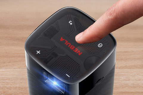 Anker、天面タッチパネルで操作できるモバイルプロジェクター「Nebula