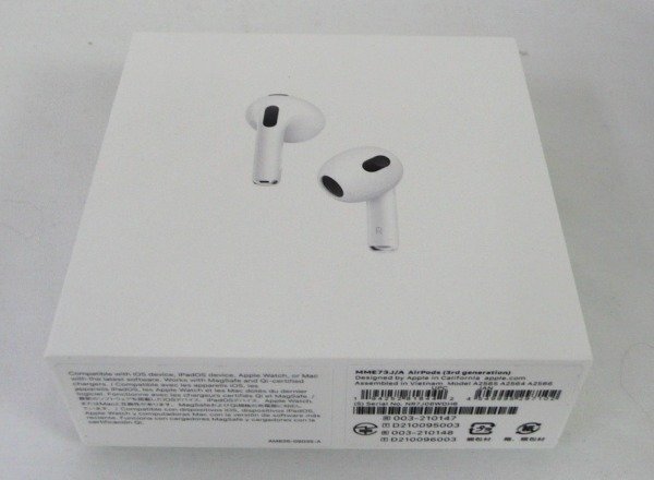 Apple AirPods 第3世代 MME73J/A オークション比較 - 価格.com