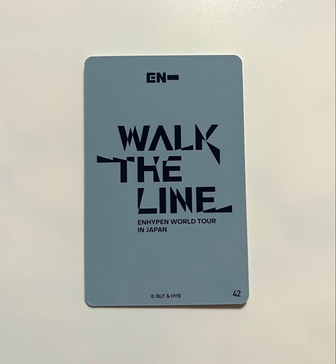 enhypen ニキ トレカ 42 walk the line ラントレ フォトカード｜Yahoo