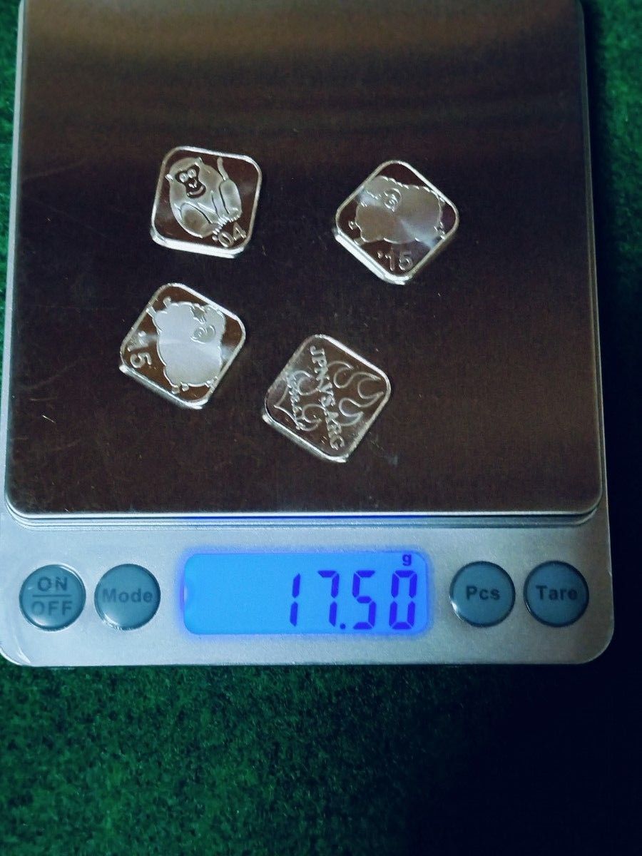造幣局製 年銘板 純銀製 4枚 約17g｜Yahoo!フリマ（旧PayPayフリマ）