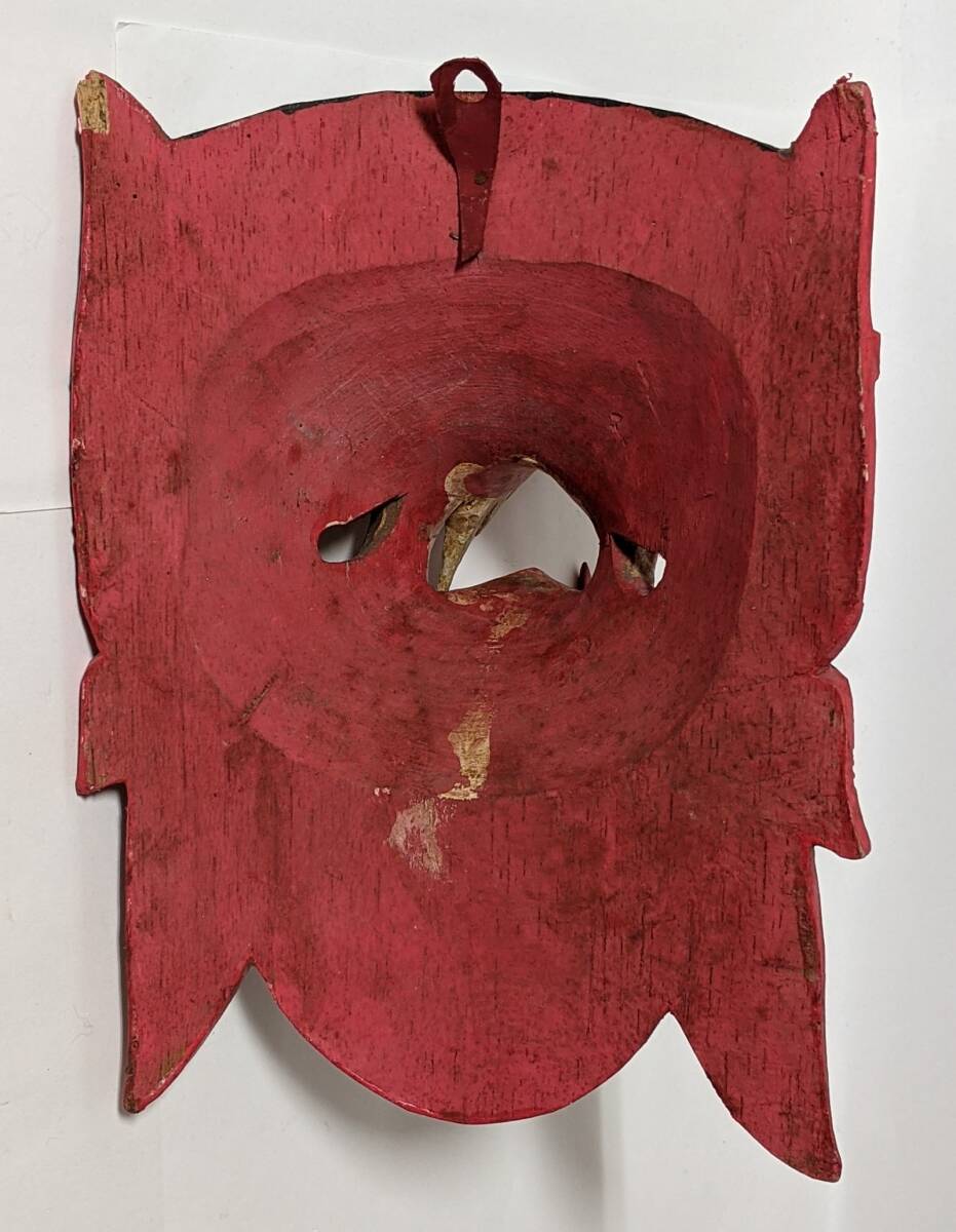 バリ島のお面」(バロン マスク 木彫り 壁掛け インドネシア )｜Yahoo