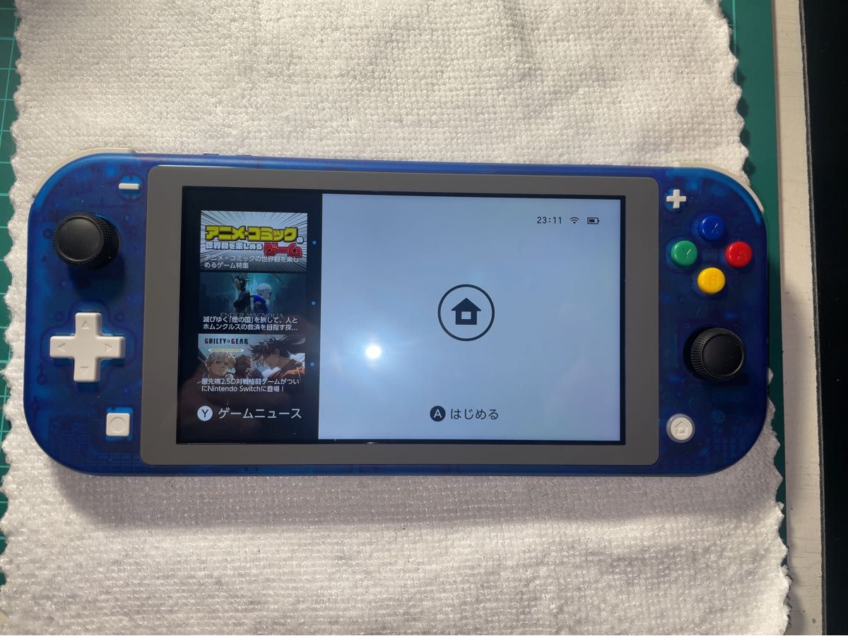 Switch Lite スイッチライト クリアブルー 新品液晶新品外装シェル