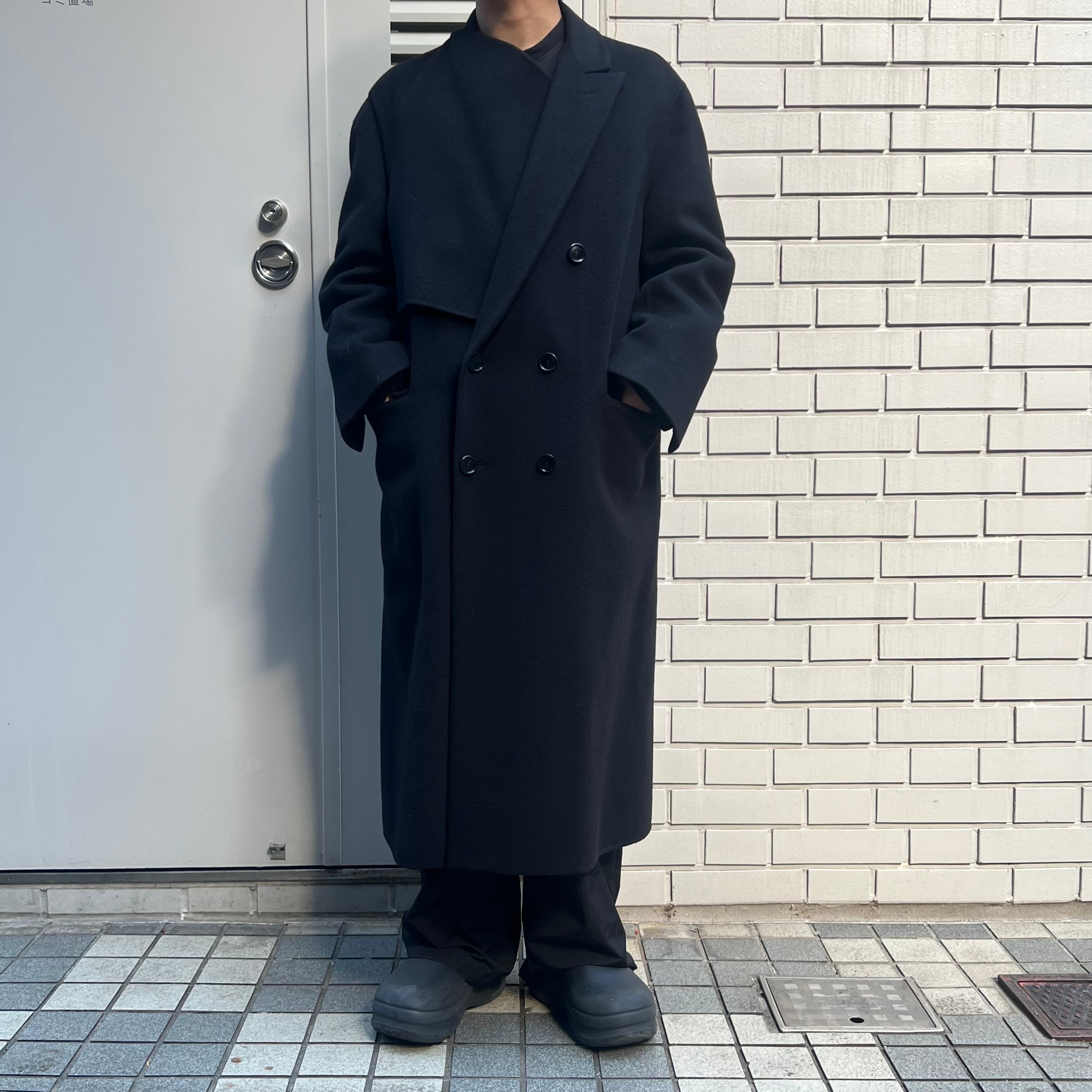 Dior ディオール 19AW Duster Coat ウール チェスターコート ブラック