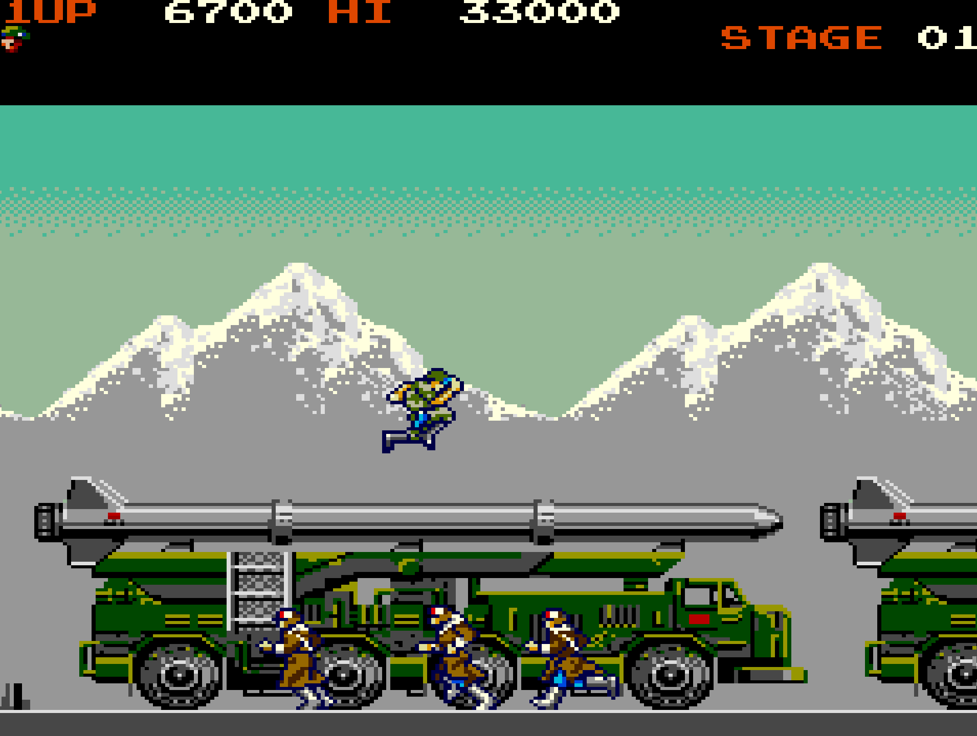 Green Beret Arcade Game – Konami's Rush'n Attack (1985)