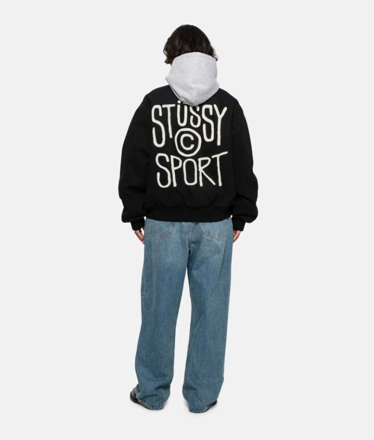 ☆関税込☆Stussy☆SPORT MELTON VARSITY JACKET (STUSSY/ジャケット