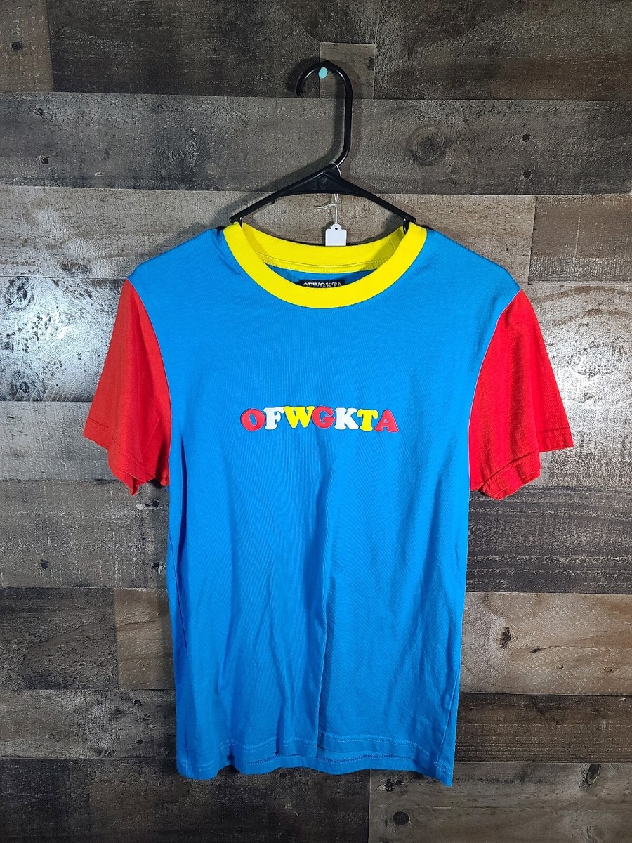 OFWGKTA Odd Future Size SMALL Color Block Short Sleeve Men's T