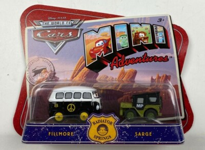Disney Pixar Cars Mini Adventures Fillmore and Sarge Sarges Boot