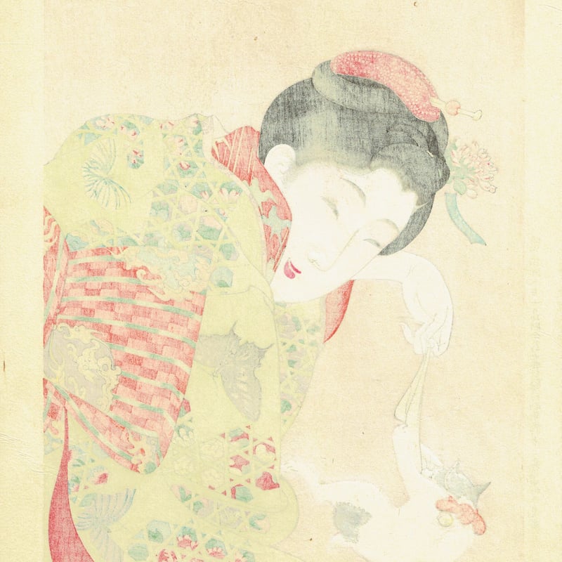 揚州周延 「真美人 七」明治30年(1897)【浮世絵】 | 浮世絵販売・買取