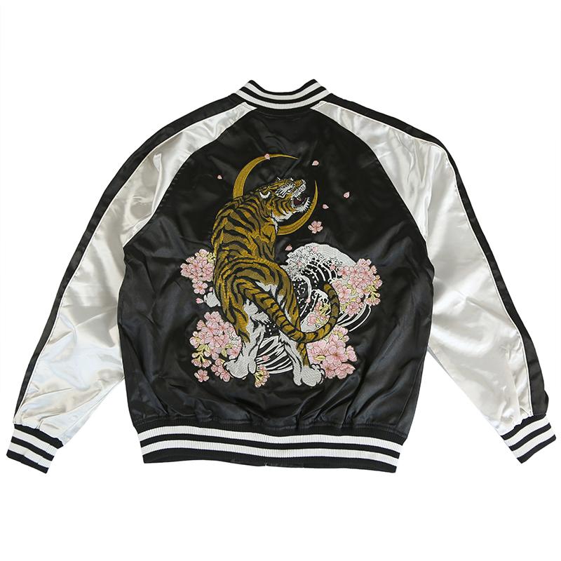 OBORO 大虎 日本限定 スカジャン vintage サテン unisex OBORO 大 虎