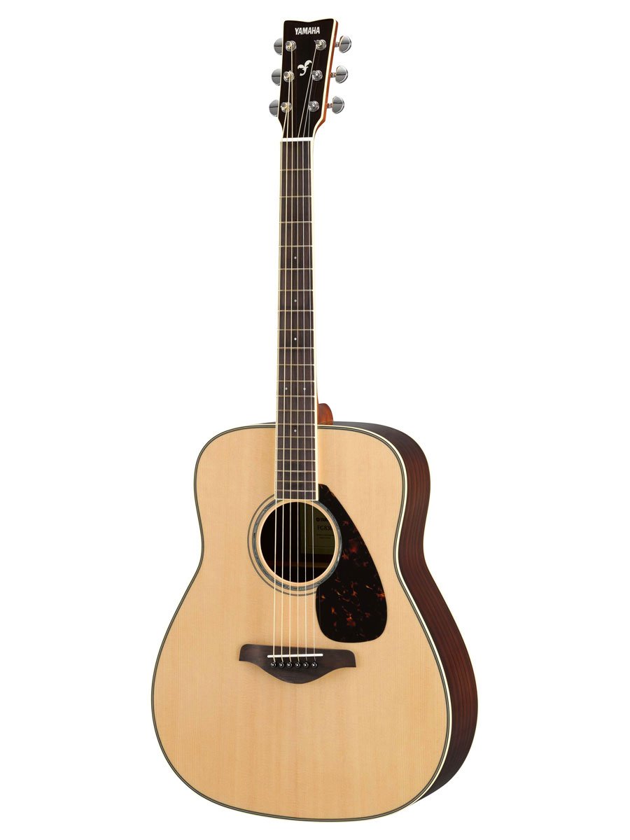 Amazon.co.jp: Yamaha FG830 Solid Top Folk Guitar, Natural : 楽器