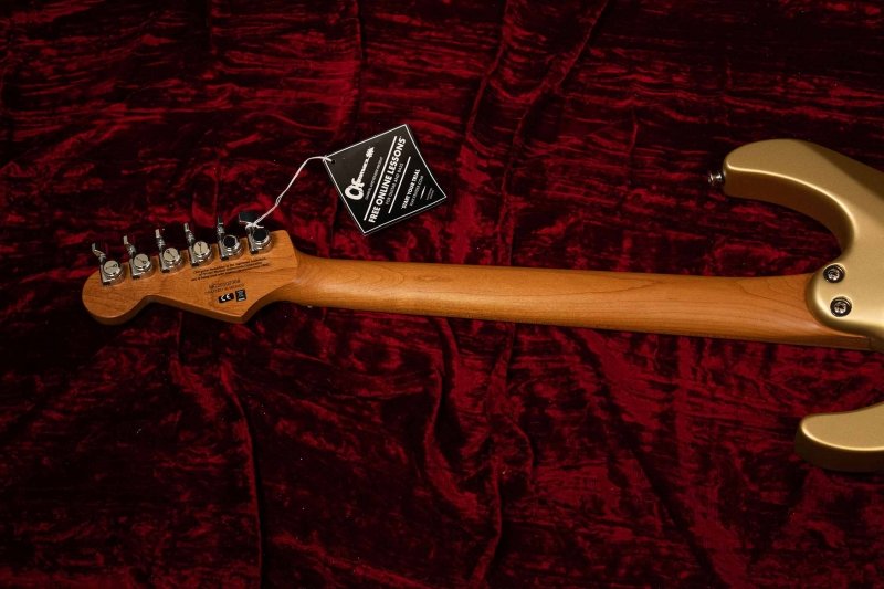 Charvel Pro-Mod DK22 SSS 2PT CM Pharaohs Gold Electric Guitar