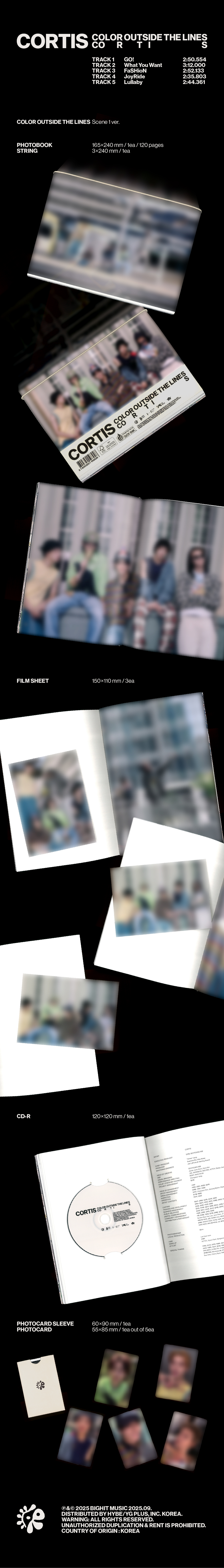 jp.ktown4u.com : CORTIS - EP アルバム1集 [COLOR OUTSIDE THE LINES