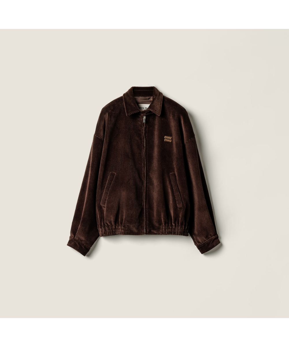 MIU MIU/ミュウミュウ通販 | パナマ コットン ブルゾンジャケット