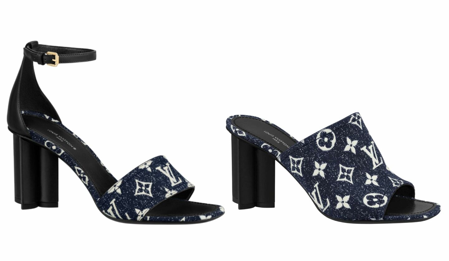 8cmヒールで歩きやすい！ルイ・ヴィトン「モノグラム・デニム」から
