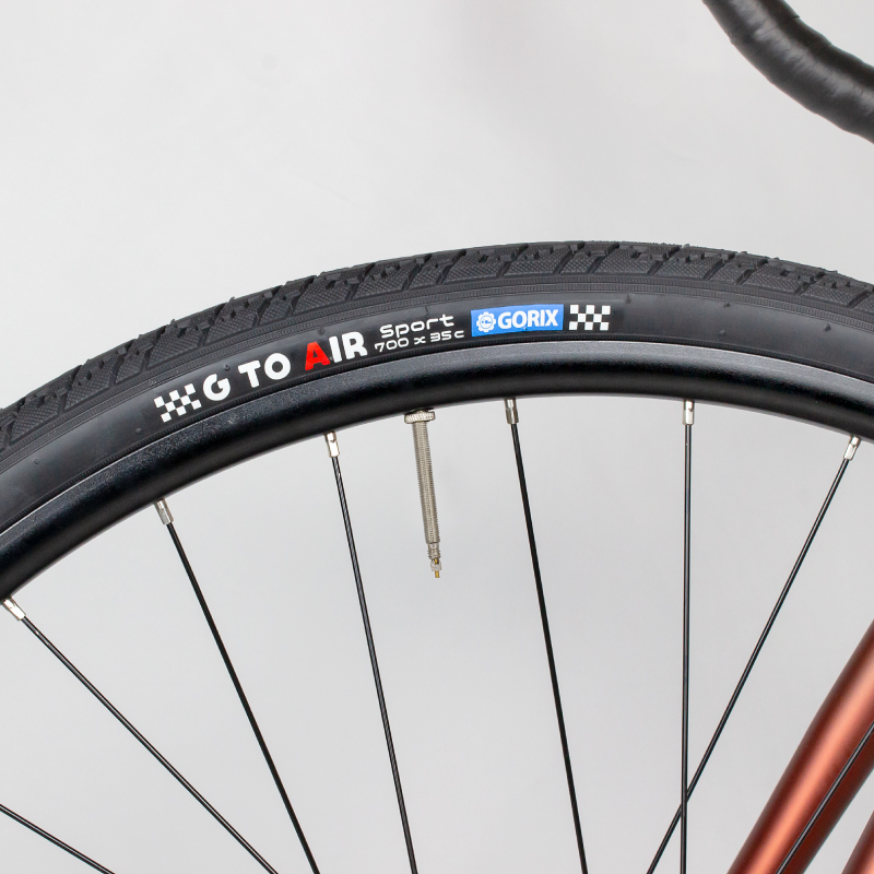 GORIX (2本セット) 自転車チューブ 仏式60mm ロードバイク [タイヤ