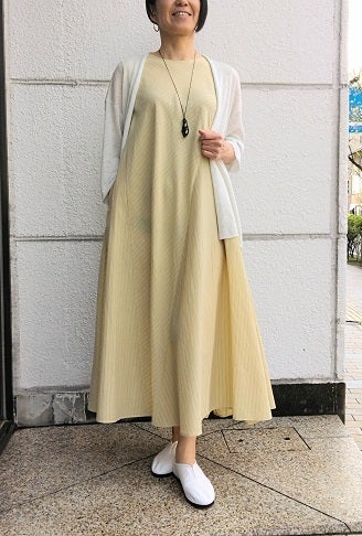 ミルコットンカーディストライプ”のワンピース | 長野ヨーガンレール