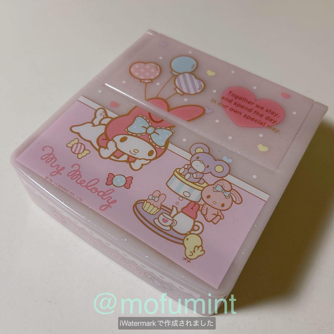 マイメロディ ミラー付き 収納ケース 小物入れ アクセサリーケース マイメロディ ミラー付き 収納ケース 小物入れ アクセサリーケース