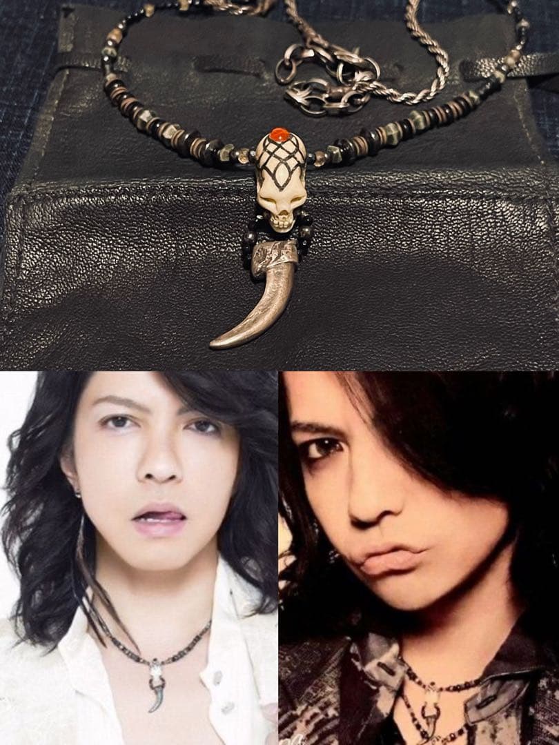 絶盤無敵 HYDE着 同型同色 14th ADDICTION カラベラネックレス HYDE着用14th addiction カラベラネックレス - メルカリ